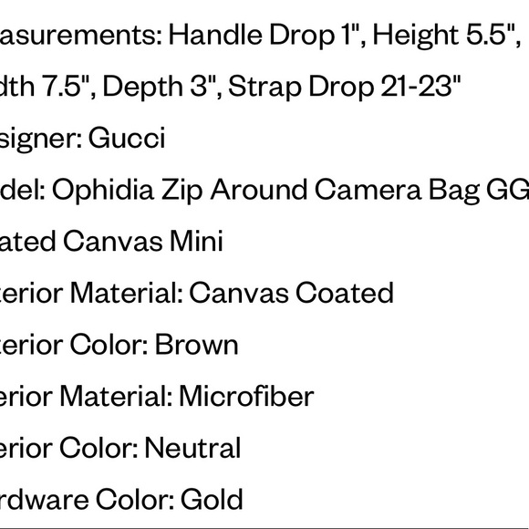 GUCCI all around camera crossbody - Picture 12 of 12